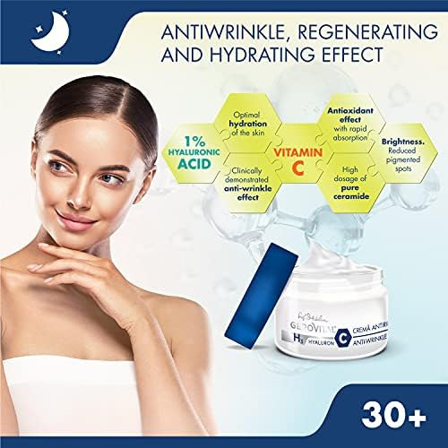 Gerovital Hyaluron C Creme Facial Noturno Antirrugas Com Áci