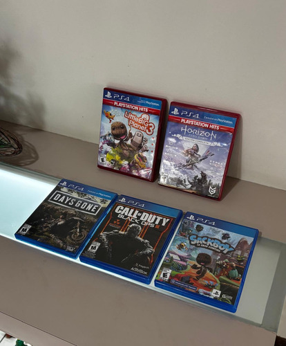 Playstation 4 Slim De 1 Tb Negra Usada 1 Mando +10 Juegos (Usado)