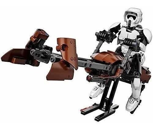 Lego Star Wars Scout Trooper Y Speeder Bike 75532 - 452pz