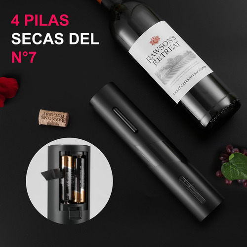 Abridor Eléctrico De Botellas De Vino Set De 6 Unidades