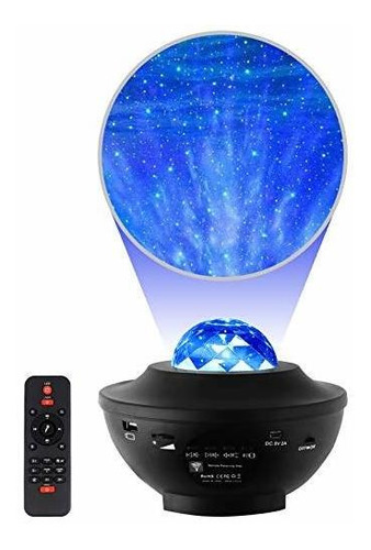 Star Projector Night Light Ocean Wave Projector Con Blu...