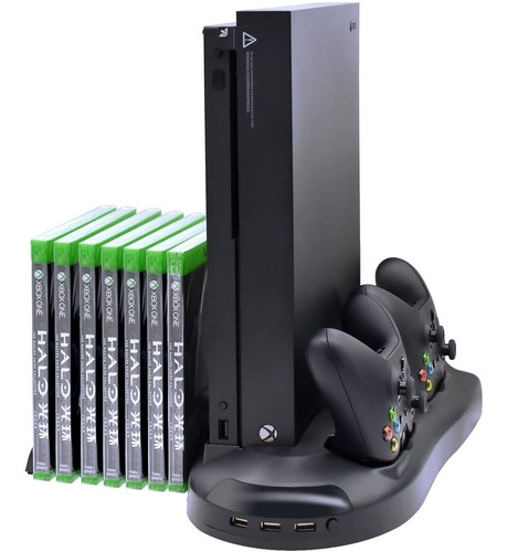 Xbox One X Base Vertical Enfriadora Cargadora Apoya Juegos