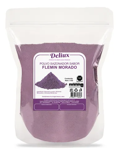 comprar Polvo Sazonador Para Botanas Flemin Morado Premium 1 Kg