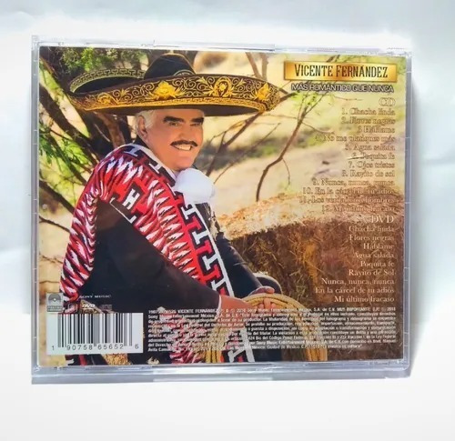 Vicente Fernandez Mas Romantico Que Nunca Y Sellado