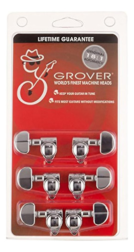 Grover 102-18c Rotomatic 18: 1 3 Por Side Tuners, Chrome