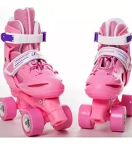 Comprar Patines Rollers Niña 4 Ruedas Rosados