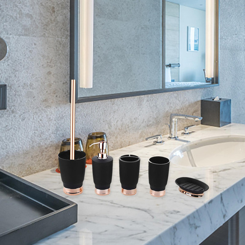 5x Juego De Accesorios De Baño Soporte Para Cepillo De