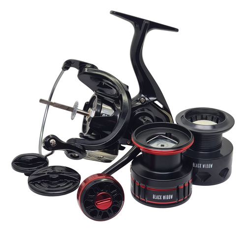 Imagen 5 de 10 de Reel Frontal Caster Black Widow 6006 Variada Mar 6 Rulemanes