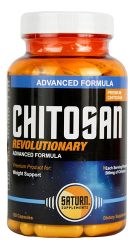 Chitosan - 120 Cápsulas Saturn Supplements - Regula Apetito