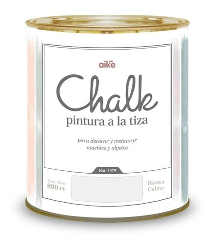 Pintura Tizada Chalk Blanco Calmo 0.89 Lt