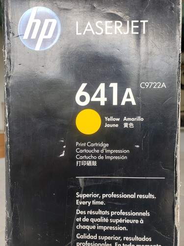 Toner Hp (641 A) Color Amarillo 