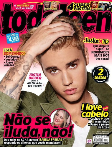 Revista Todateen 240 Justin Bieber Nov 2015 Nova C 4 Posters