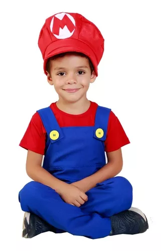 Fantasia Infantil Super Mario Bros - Perollas Kids