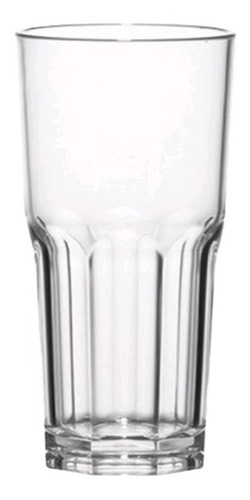 Set X 6 Vaso Policarbonato Irrompible Vignelli Genova 330 Ml Color Transparente