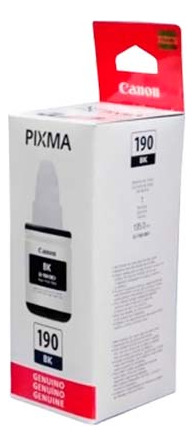 Tinta Canon Para Sistema Continuo Gi-190bk Negro 135 Ml