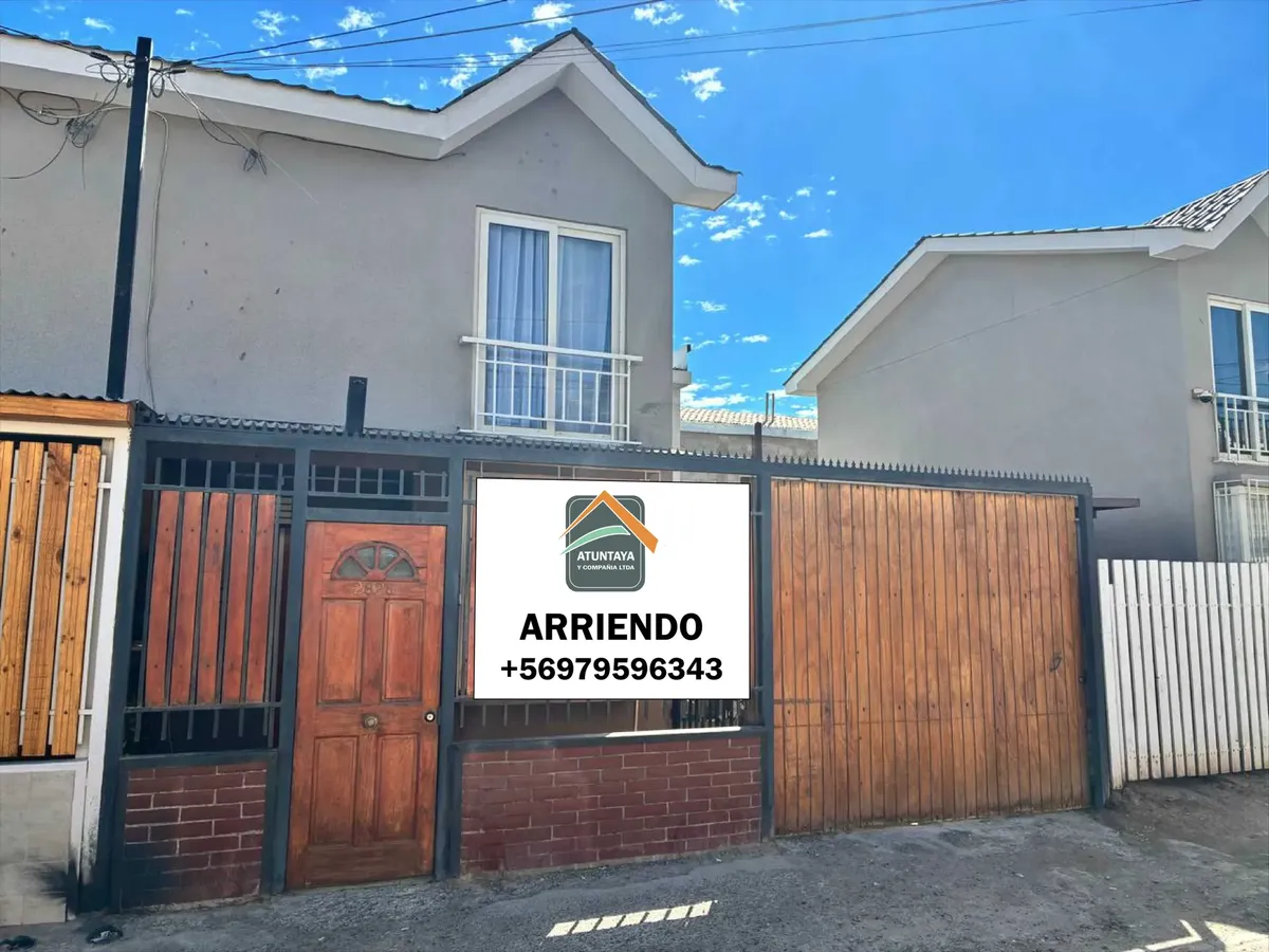 Imagen 1 de 25 de Se Arrienda Casa Semi Amoblado, Calama (175056)
