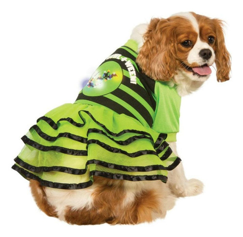 Disfraz Mascota Halloween Verde Led