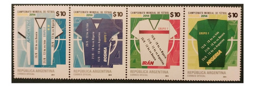 Argentina. Serie Completa Camp. Mundial Fútbol 2014. Mint