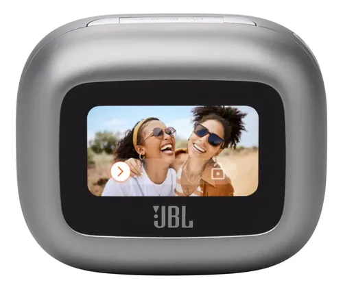 Fone De Ouvido Bluetooth Sem Fio Live Beam Jbl - Prata