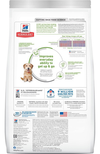 Imagen 2 de 3 de Hill's Science Diet Adult 7+ Senior Vitality Small Bi 5.7 Kg
