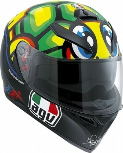 Casco Agv K3 Sv Tartaruga Valentino Moto Pista Race Integral Color Multicolor Tamaño del casco ML