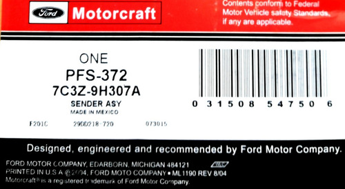 Imagen 8 de 9 de Bomba Pila Triton F350 Gasolina Completa Motorcraft Mexico