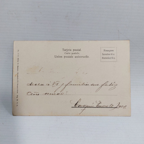 Antigua Postal Isla De Marcol Lago Bs As 1900 Mag 63848 (Usado)