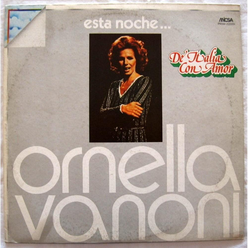 Ornella Vanoni Esta Noche De Italia Con Amor Lp Pvl