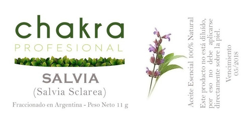 Aceite Esencial De Salvia X 11ml