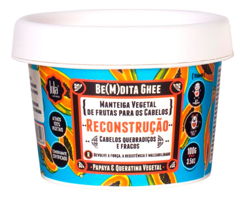 Lola Bemdita Reconstrução Shampoo + Mascara 100ml + Óleo