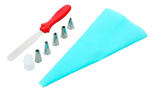 Kit Decoracion Reposteria Duya Espatula Brocha Pastel Cocina Color Multicolor