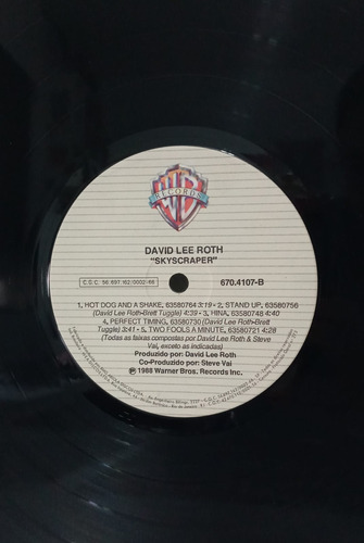 Lp David Lee Roth - Skyscraper Standard (Usado)