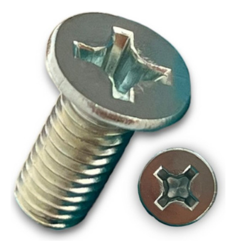 Tornillo Hierro Zincado Cabeza Fresada 1/4x1 1/4'' X20u