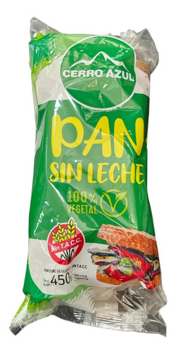 Pan Cerro Azul Sin T.a.c.c Sin Gluten 450g