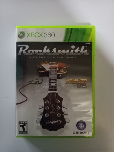 Rocksmith: Authentic Guitar Games Ubisoft Xbox 360 FĂsico (Usado)