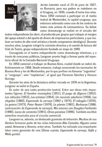 Esperando La Carroza, De Langsner, Jacobo. Editorial Estrada, Tapa Blanda En Español
