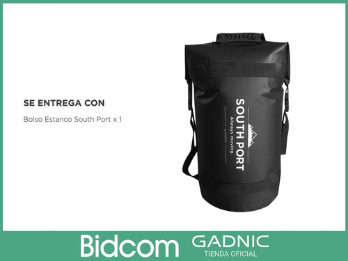 Imagen 8 de 10 de Bolso Estanco Impermeable Moto 45 Litros Deportes Acuaticos