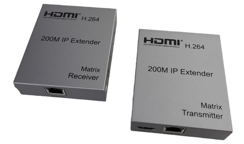 Hdmi Extender Rj45 Extensión 200m Ip 1080p 