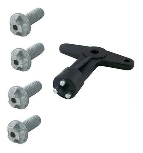 Imagen 1 de 4 de Kit Llave Y Bulones Taza Rueda Renault Clio 2 Megane 2