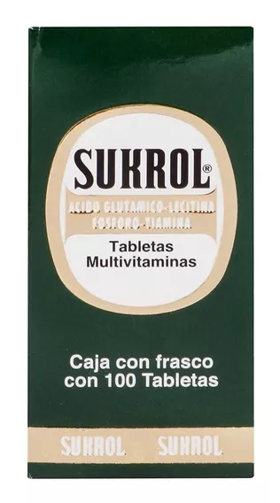 Sukrol Multivitaminico 100 Tabletas