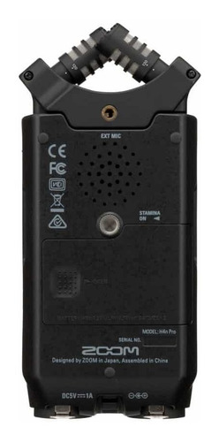 Imagem 6 de 6 de Zoom H4n Pro Black Gravador Digital De Áudio