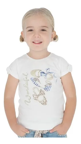 Camiseta niña hombro descubierto hotsell
