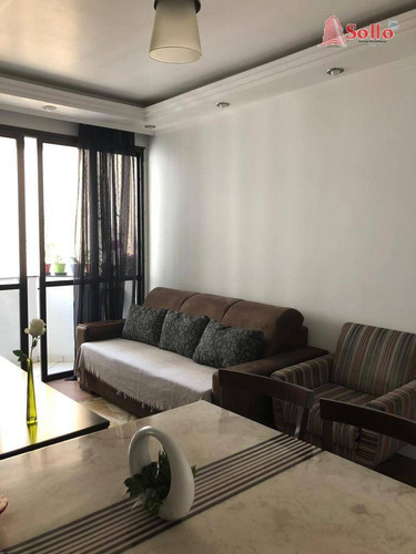Imagem 1 de 22 de Apartamento Mobiliado Próximo Ao Centro De Guarulhos - Ap0386