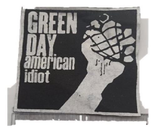 Parche Estampado Termoadhesivo Green Day 8cm.xunidad