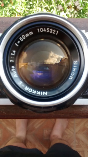 Camera Nikon Nikomat + Lente 50mm 1.4 Ai - Lindo Conjunto!