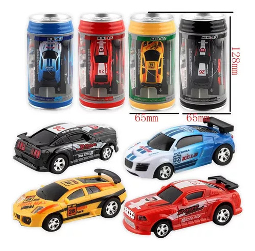 Mini Coke Can Rc Radio Control Remoto Micro Racing Car Jugue