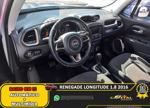 Imagem 14 de 15 de Jeep Renegade Longitude 1.8 Flex Automatico 2016