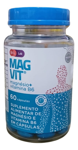 Magvit Magnésio + Vit B6 ( Kit 4x60 Cápsulas) Soft Gel