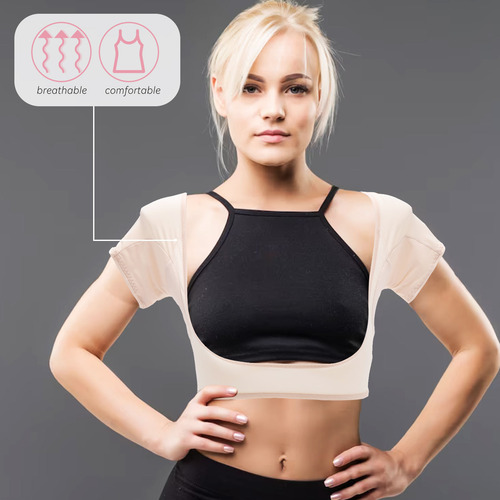Chaleco Deportivo Para Axilas Para Mujer, Corto, Transpirabl