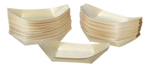 Bowl Recipiente Descartable Madera 160mm X 50un